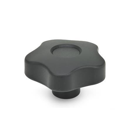Otto Ganter Star Knob with Bush, GN 5337.2